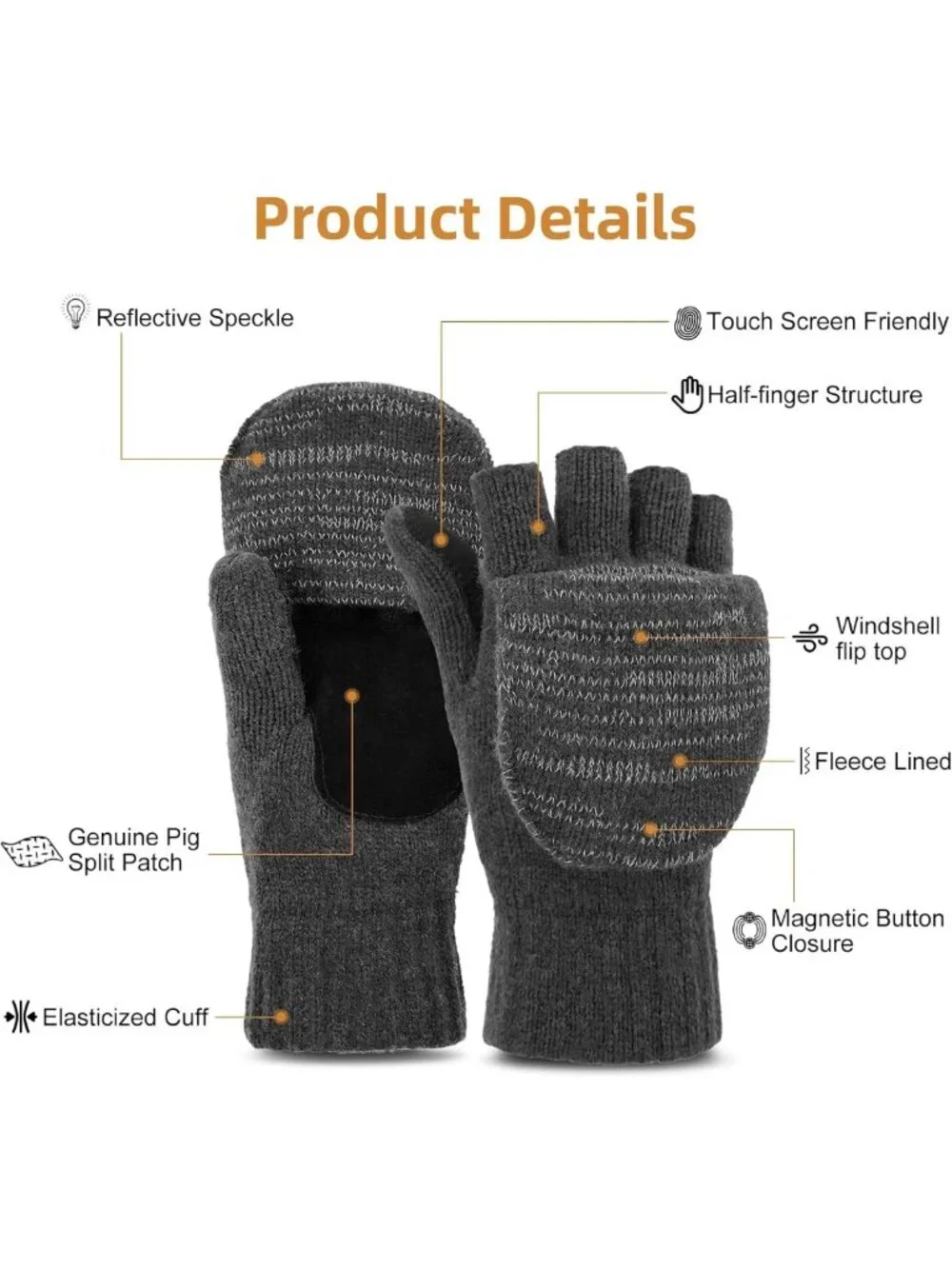Cozy Wool Fingerless Gloves for Cold Weather | Unisex Winter Hand Warmers